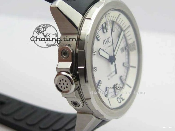 MIROTIME 0214 TechFriendly Aquatimer Automatic SS IW329003 V6F 1:1 Best Edition On Black Rubber Strap MIYOTA 7271